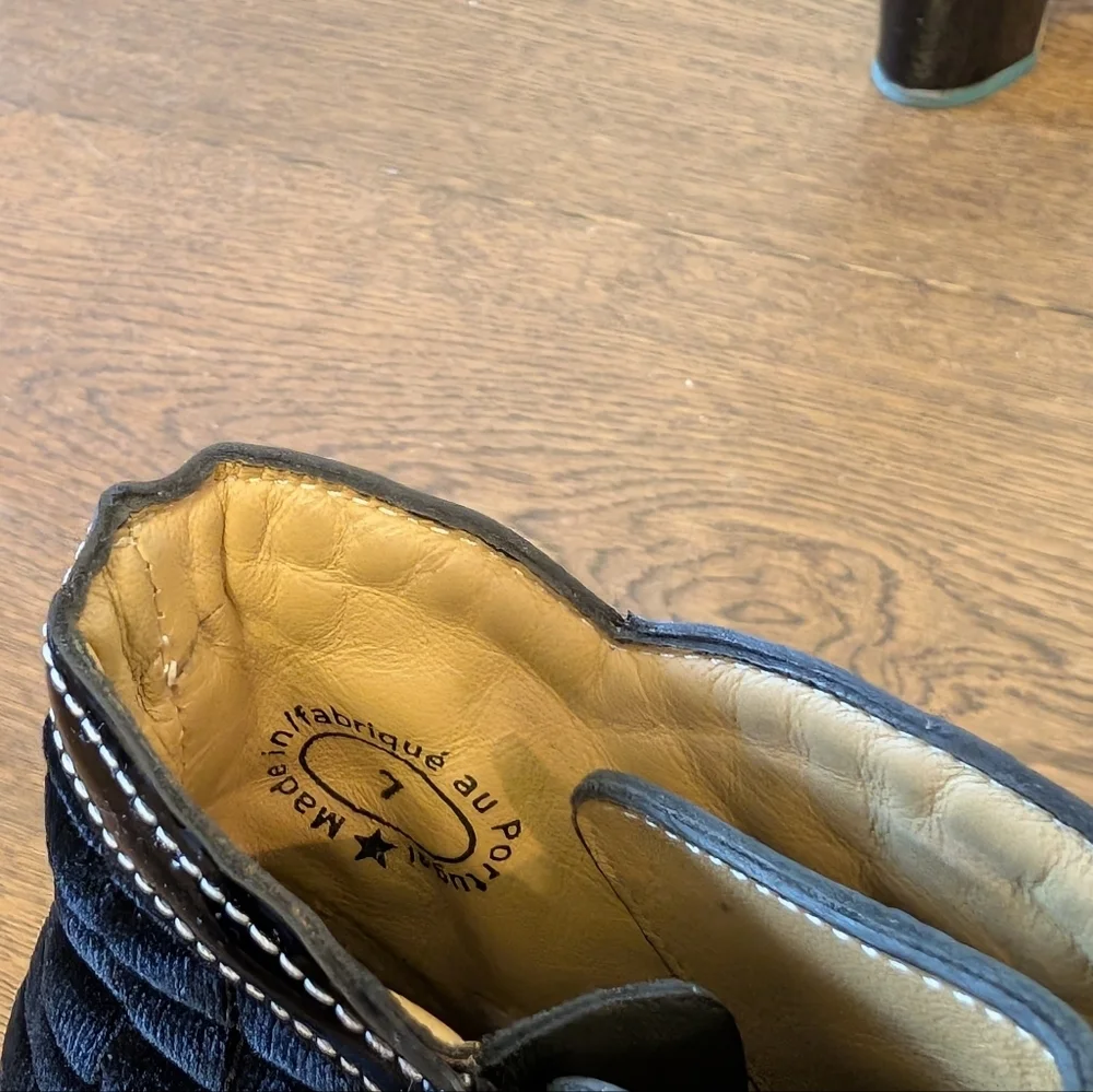 Attic Carmen Fluvog Velvet Booties - Picture 5 of 9